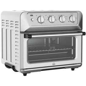 W2225140828   Air Fryer Toaster Oven, 21QT 7-in-1 Convection Oven Countertop, Pizza, Warm, Broil, Toast, Bake and Air Fry, 4 Accessories Included