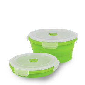 GLIDER LB Green Bento Premium Lunch Box & Food Storage Containers (Color: Green, size: small)